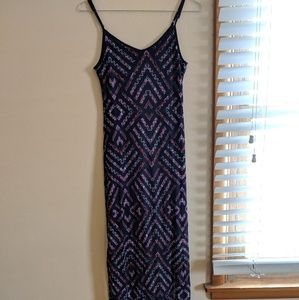 Maxi patterned dress